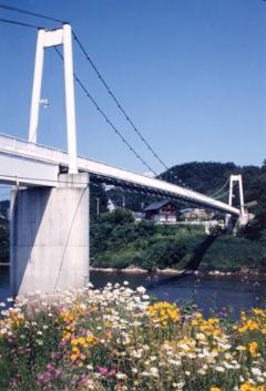 写真　竜神の吊り橋