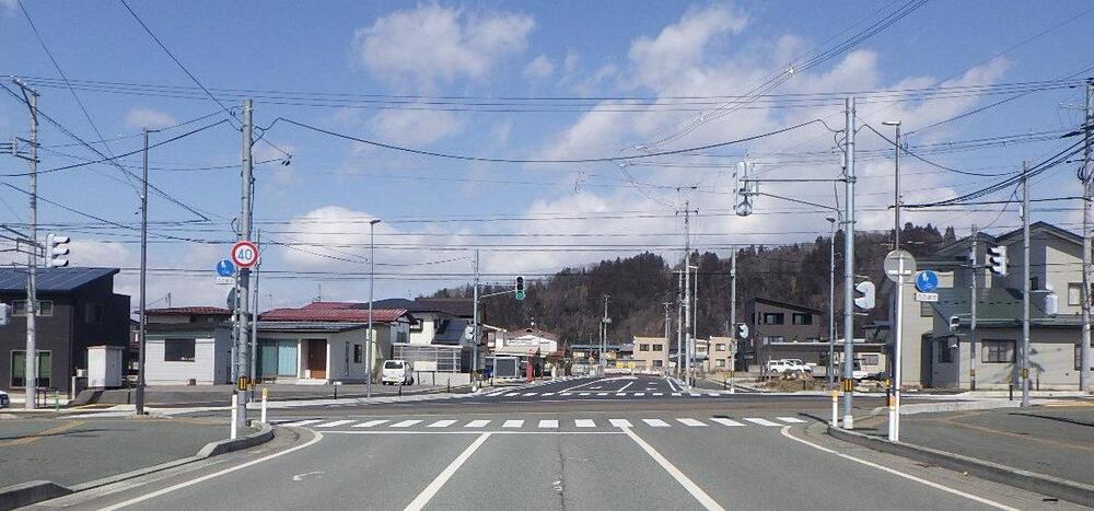 楯岡東根温泉線整備箇所（楯岡荒町）