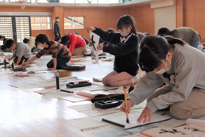 3年生です。「友だち」とかいています