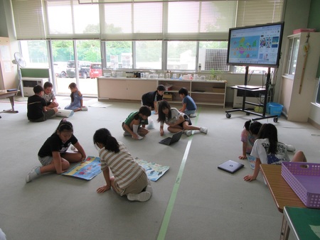 2年生と5年生の交流