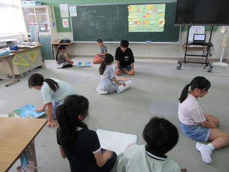 4年生と6年生の交流