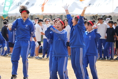 写真　3年女子の競技
