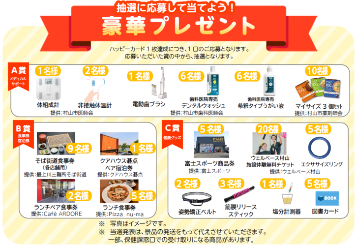 豪華プレゼントの図