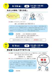 血管若返り大作戦チラシのイメージ画像