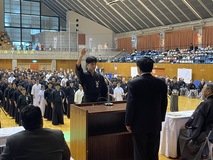 写真　選手宣誓の様子