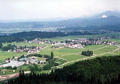 旧大高根中学校の西の山