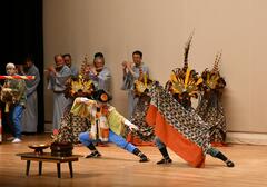 画像　天神湯野沢鹿の子踊　鹿の子連