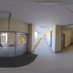 管理棟1F西側階段前廊下1