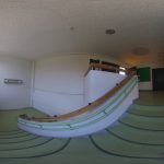体育館.屋外練習場廊下1