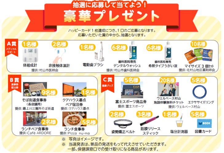 豪華プレゼントの図